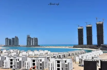 Apartment - 2 Bedrooms - 2 Bathrooms for sale in North Edge Towers - New Alamein City - Al Alamein - North Coast