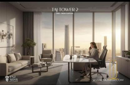 Office Space - Studio for sale in Taj Tower - Central Business District - New Capital City - Cairo
