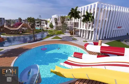 Penthouse - 2 Bedrooms - 1 Bathroom for sale in Sahl Hasheesh Resort - Sahl Hasheesh - Hurghada - Red Sea