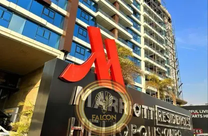 Hotel Apartment - 2 Bedrooms - 2 Bathrooms for sale in Marriott Residence Heliopolis - Almazah - Heliopolis - Masr El Gedida - Cairo