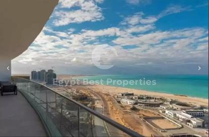 Chalet - 2 Bedrooms - 2 Bathrooms for sale in Beachfront Towers - New Alamein City - Al Alamein - North Coast