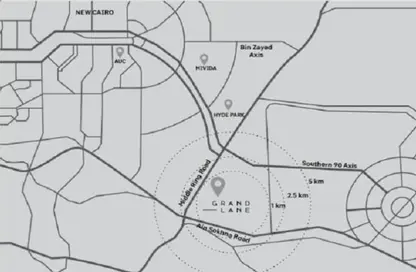 Apartment - 2 Bedrooms - 2 Bathrooms for sale in Grand Lane - The 6th Settlement - New Cairo City - Cairo