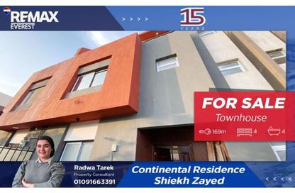 Townhouse - 4 Bedrooms - 4 Bathrooms for sale in Continental Residence - Sheikh Zayed Compounds - Sheikh Zayed City - Giza