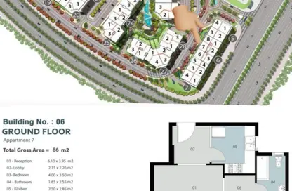 Apartment - 1 Bedroom - 1 Bathroom for sale in il Mondo - New Capital Compounds - New Capital City - Cairo