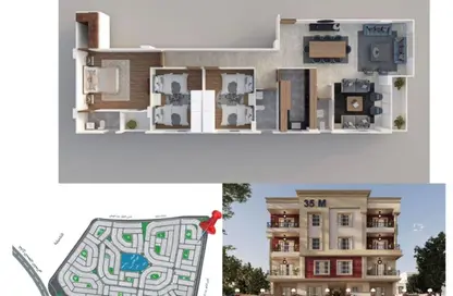 شقة - 3 غرف نوم - 2 حمامات للبيع في بيت الوطن - التجمع الخامس - مدينة القاهرة الجديدة - القاهرة