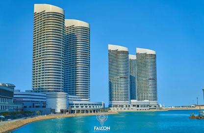 Apartment - 2 Bedrooms - 2 Bathrooms for sale in North Edge Towers - New Alamein City - Al Alamein - North Coast Apartment - 2 Bedrooms - 2 Bathrooms for sale in North Edge Towers - New Alamein City - Al Alamein - North Coast