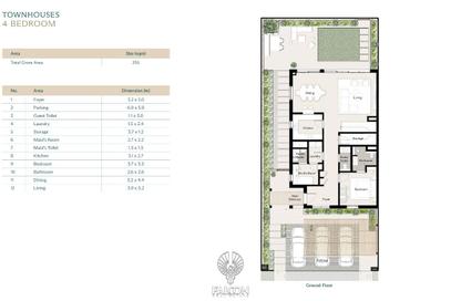 Townhouse - 4 - 4 for sale in Wadi Yemm - Ras Al Hekma - North Coast