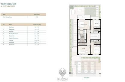 Townhouse - 4 - 4 for sale in Wadi Yemm - Ras Al Hekma - North Coast