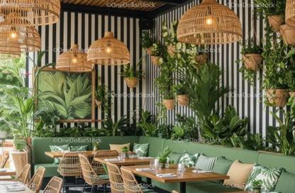 Restaurant - Studio - 2 Bathrooms for rent in Gamal Abdel Nasser Axis - The 3rd Settlement - New Cairo City - Cairo