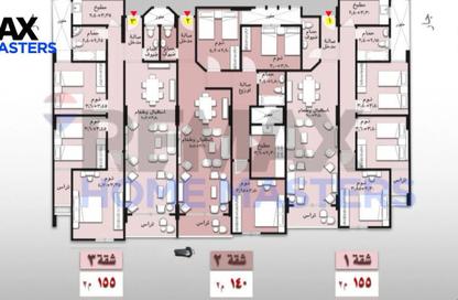 Apartment - 3 - 2 for sale in Al Gomhoria Street - Al Mansoura - Al Daqahlya