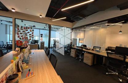 Office Space - Studio - 2 Bathrooms for rent in Concord Plaza - South Investors Area - New Cairo City - Cairo