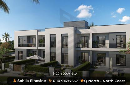 Chalet - 2 Bedrooms - 1 Bathroom for sale in Q North - Sidi Abdel Rahman - North Coast
