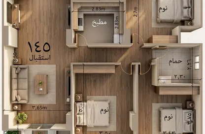 شقة - 3 غرف نوم - 2 حمامات للبيع في البوابة الرابعة - مينا - حدائق الاهرام - الجيزة شقة - 3 غرف نوم - 2 حمامات للبيع في البوابة الرابعة - مينا - حدائق الاهرام - الجيزة