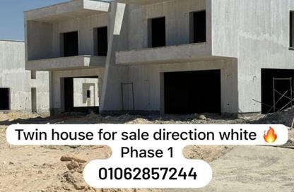 Twin House - 4 Bedrooms - 6 Bathrooms for sale in Direction White - Ras Al Hekma - North Coast