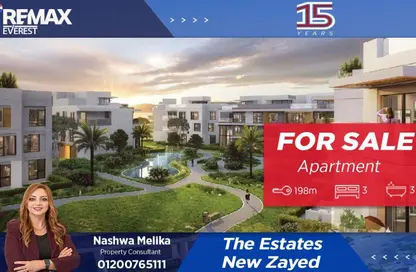 شقة - 3 غرف نوم - 3 حمامات للبيع في 6 ويست - بيفرلي هيلز - كمبوندات الشيخ زايد - الشيخ زايد - الجيزة