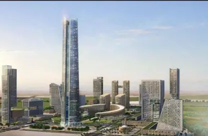 Office Space - 1 Bedroom - 1 Bathroom for sale in Taj Tower - Central Business District - New Capital City - Cairo