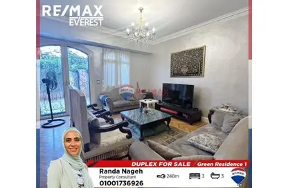 Duplex - 3 Bedrooms - 3 Bathrooms for sale in Green Residence 2 - 8th District - Sheikh Zayed City - Giza