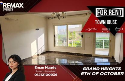 Townhouse - 3 Bedrooms - 4 Bathrooms for rent in Grand Heights - Northern Expansions - 6 October City - Giza Townhouse - 3 Bedrooms - 4 Bathrooms for rent in Grand Heights - Northern Expansions - 6 October City - Giza