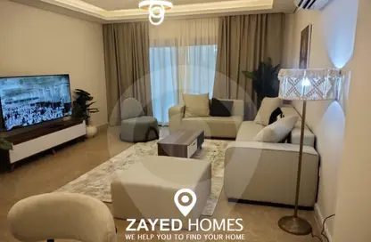 Apartment - 3 Bedrooms - 3 Bathrooms for rent in Park Side Residence - Zed Towers - Sheikh Zayed Compounds - Sheikh Zayed City - Giza