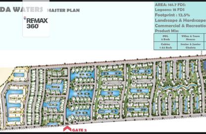 Chalet - 2 Bedrooms - 3 Bathrooms for sale in Hacienda Waters - Qesm Ad Dabaah - North Coast