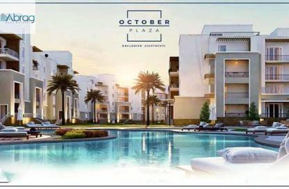 Apartment - 3 Bedrooms - 3 Bathrooms for sale in October Plaza - 6 October Compounds - 6 October City - Giza