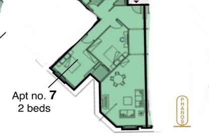 Apartment - 2 Bedrooms - 1 Bathroom for sale in Latin District - New Alamein City - Al Alamein - North Coast Apartment - 2 Bedrooms - 1 Bathroom for sale in Latin District - New Alamein City - Al Alamein - North Coast