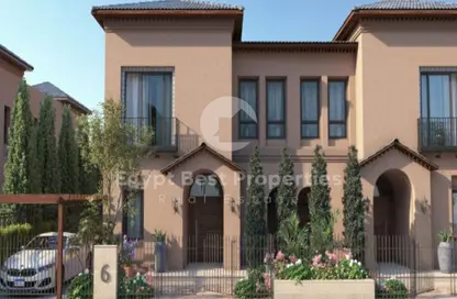 Twin House - 4 Bedrooms - 5 Bathrooms for sale in Village West - Sheikh Zayed Compounds - Sheikh Zayed City - Giza