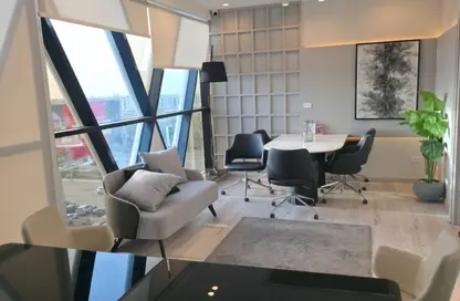 Office Space - 3 Bedrooms - 2 Bathrooms for rent in Cairo Business Plaza - North Teseen St. - The 5th Settlement - New Cairo City - Cairo