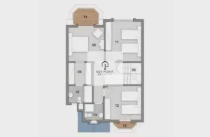 Townhouse - 3 Bedrooms - 3 Bathrooms for sale in Kingsway - Boulevard Road - Green Belt - 6 October City - Giza