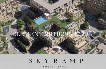 Apartment - 1 Bedroom - 2 Bathrooms for sale in Skyramp - Sheikh Zayed City - Giza