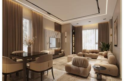 Apartment - 2 Bedrooms - 2 Bathrooms for sale in Al Gezira St. - South Investors Area - New Cairo City - Cairo