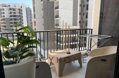 Apartment - 1 Bedroom - 1 Bathroom for rent in Zed West - Sheikh Zayed Compounds - Sheikh Zayed City - Giza