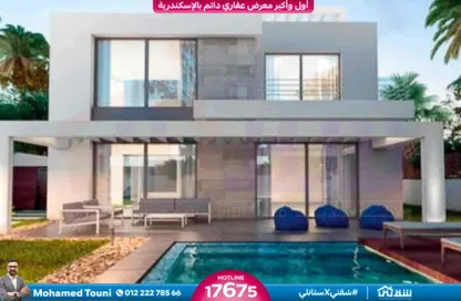 Twin House - 4 Bedrooms - 5 Bathrooms for sale in Palm Hills - Alexandria Compounds - Alexandria