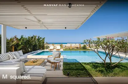 Chalet - 2 Bedrooms - 2 Bathrooms for sale in Al Masyaf - Ras Al Hekma - North Coast