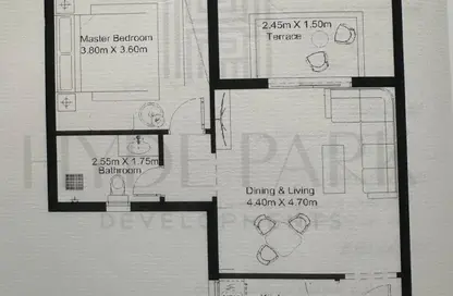 Apartment - 1 Bedroom - 2 Bathrooms for sale in Garden Residence - Hyde Park - New Cairo City - Cairo Apartment - 1 Bedroom - 2 Bathrooms for sale in Garden Residence - Hyde Park - New Cairo City - Cairo