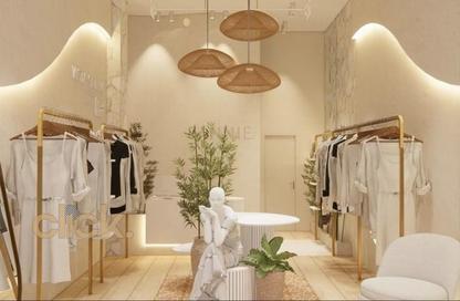 Shop - Studio - 2 Bathrooms for rent in South Teseen St. - The 5th Settlement - New Cairo City - Cairo