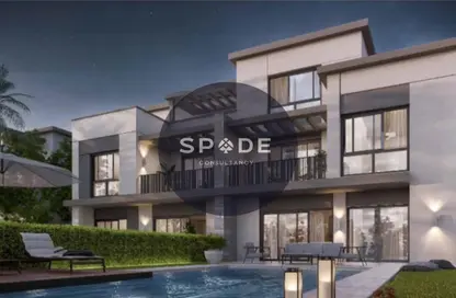 منزل مزدوج - 6 غرف نوم - 5 حمامات للبيع في سوان ليك ريزيدنس - كمبوندات التجمع الخامس - التجمع الخامس - مدينة القاهرة الجديدة - القاهرة