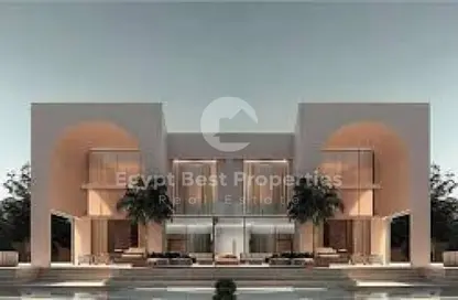 شاليه - 3 غرف نوم - 3 حمامات للبيع في هاسيندا حنيش - قسم مرسي مطروح - الساحل الشمالي