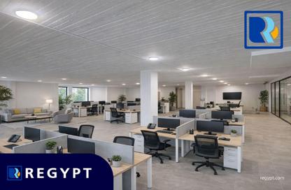 مساحات مكتبية - استوديو - 2 حمامات للايجار في بيزنس بلاس - شارع التسعين الشمالي - التجمع الخامس - مدينة القاهرة الجديدة - القاهرة