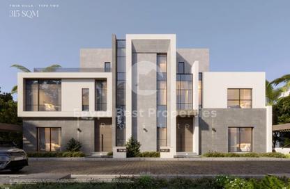 منزل مزدوج - 6 غرف نوم - 6 حمامات للبيع في سوان ليك ريزيدنس - كمبوندات التجمع الخامس - التجمع الخامس - مدينة القاهرة الجديدة - القاهرة