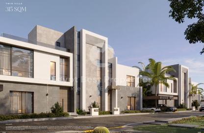 Twin House - 6 Bedrooms - 6 Bathrooms for sale in Swan Lake Residence - 5th Settlement Compounds - The 5th Settlement - New Cairo City - Cairo