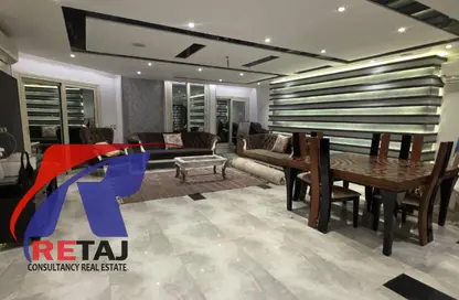 Apartment - 3 Bedrooms - 3 Bathrooms for rent in Al Tayaran St. - Rabaa Al Adaweyah - Nasr City - Cairo