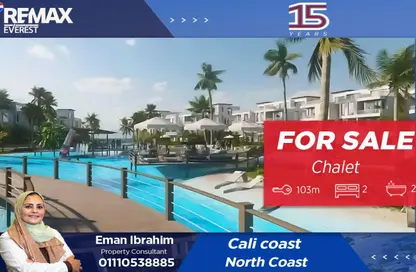 Chalet - 2 Bedrooms - 2 Bathrooms for sale in Cali Coast - Ras Al Hekma - North Coast