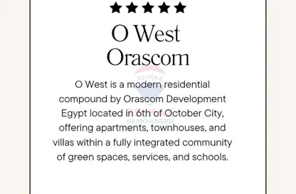 Villa - 4 Bedrooms - 4 Bathrooms for sale in O West - 6 October Compounds - 6 October City - Giza