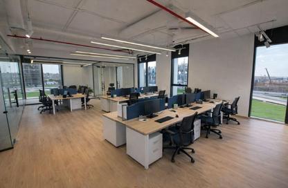 Office Space - Studio - 2 Bathrooms for rent in Hyde Park Business District Mall - South Teseen St. - The 5th Settlement - New Cairo City - Cairo