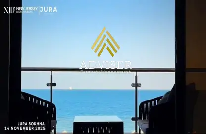 شقق فندقية - 2 غرف نوم - 2 حمامات للبيع في جورا - العين السخنة - السويس