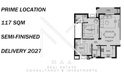 Apartment - 2 Bedrooms - 2 Bathrooms for sale in O West - 6 October Compounds - 6 October City - Giza