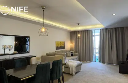 شقة - 2 غرف نوم - 2 حمامات للايجار في كايرو فيستيفال سيتى - المستثمرين الشمالية - مدينة القاهرة الجديدة - القاهرة