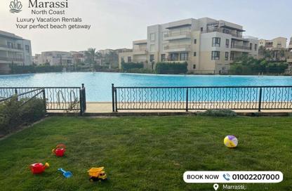 Chalet - 2 Bedrooms - 2 Bathrooms for rent in Marassi - Sidi Abdel Rahman - North Coast