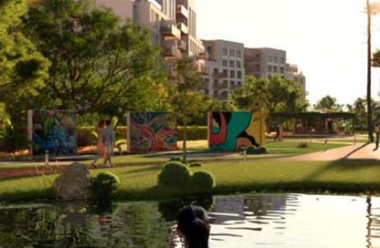 Apartment - 3 Bedrooms - 3 Bathrooms for sale in Tesla Residence - Al Wahat Road - 6 October City - Giza